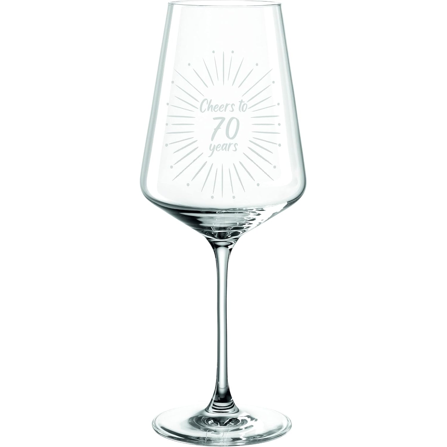 Cheers to 50 Years Engraved Wine Glass: image 9