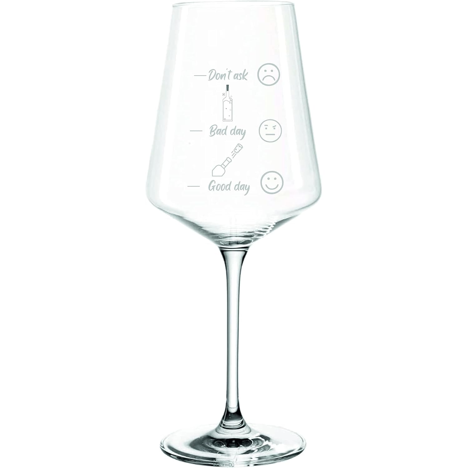 Wine Not? Engraved Wine Glass