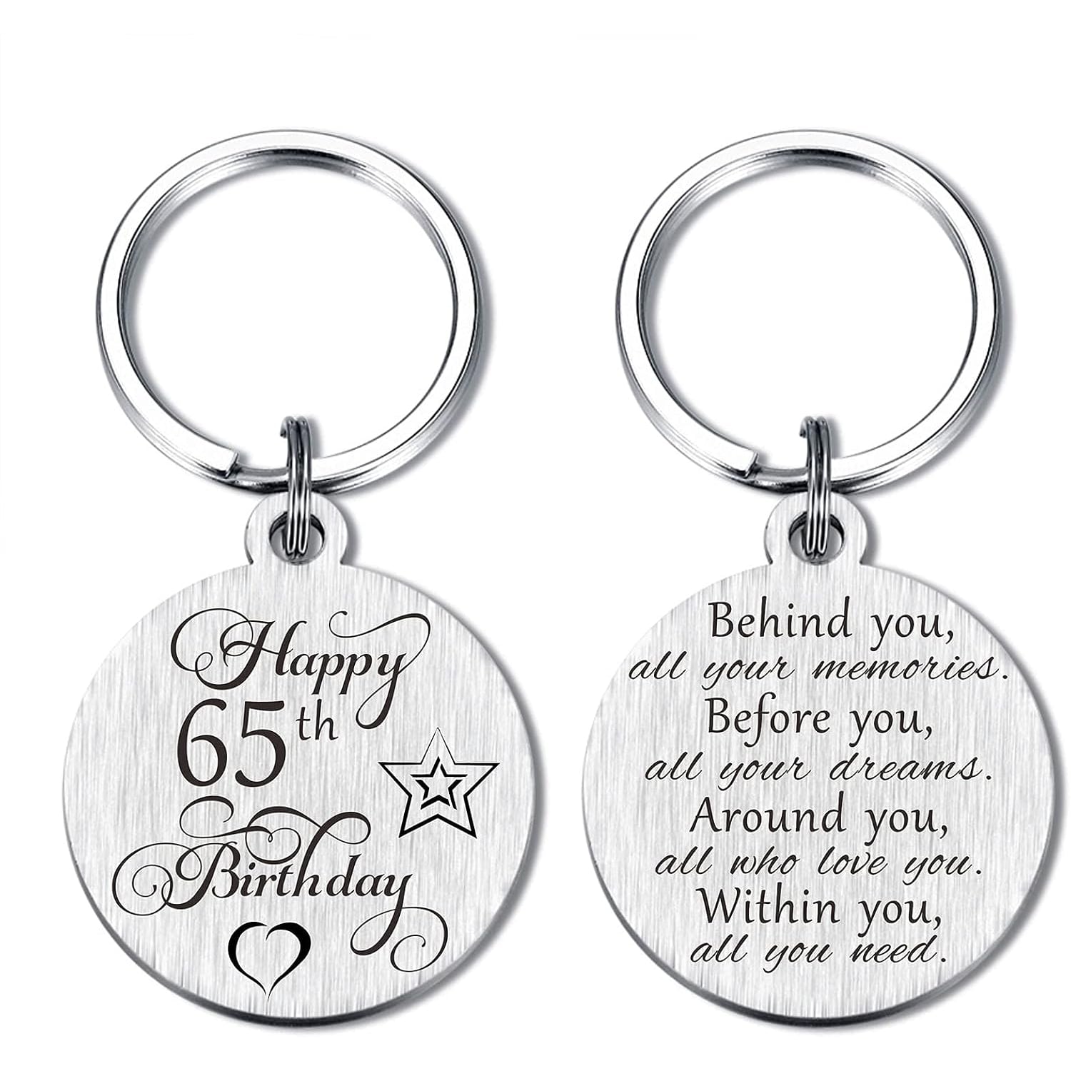 Happy 18th Birthday Engraved Keyring