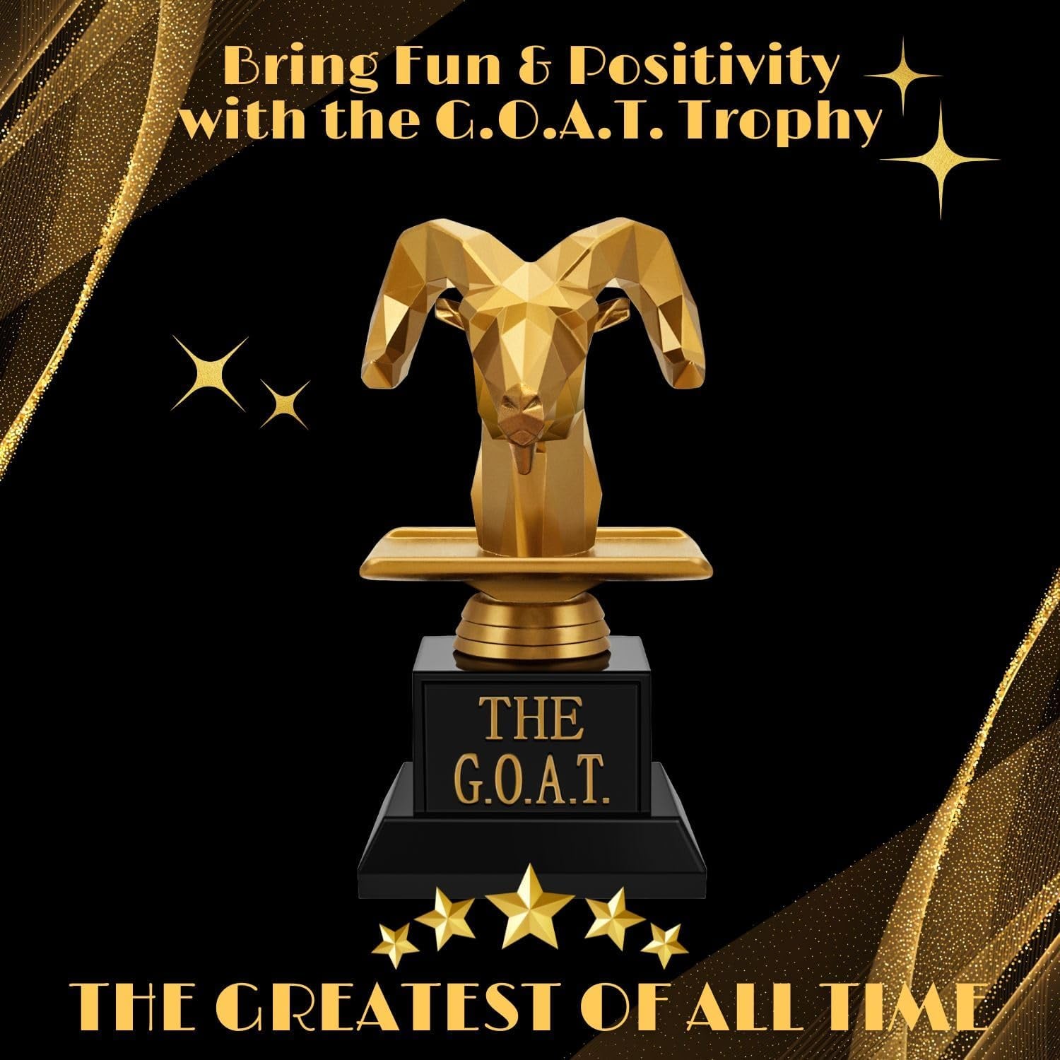 Engraved Goat Trophy Award: image 2