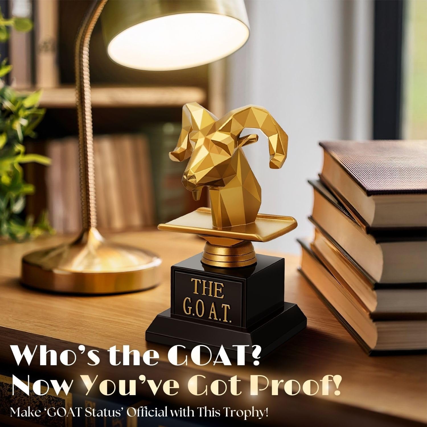Engraved Goat Trophy Award: image 3