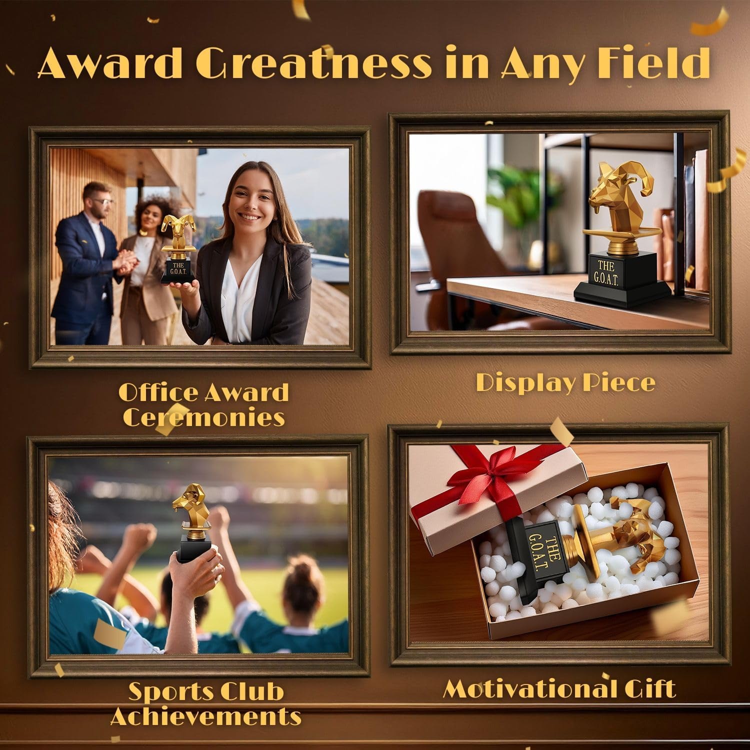Engraved Goat Trophy Award: image 7