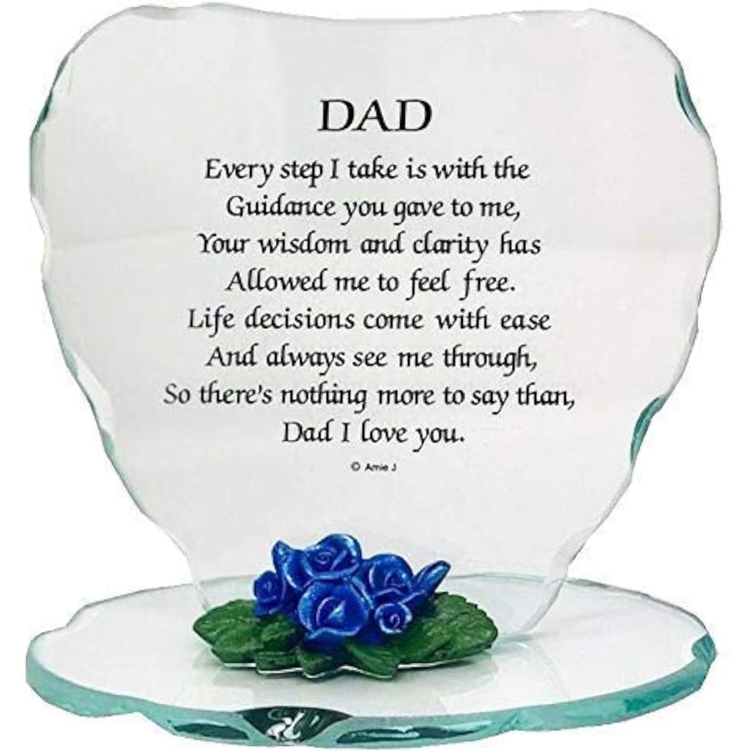 Special Friend Engraved Glass Plaque dimensions and specifications